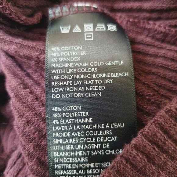 Free People Beach women’s Burgundy Cowl Neck Open Split Back Top Size XS - Picture 3 of 5